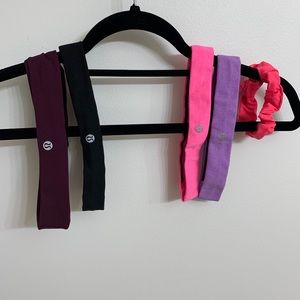 EUC Lululemon Headbands and Scrunchie